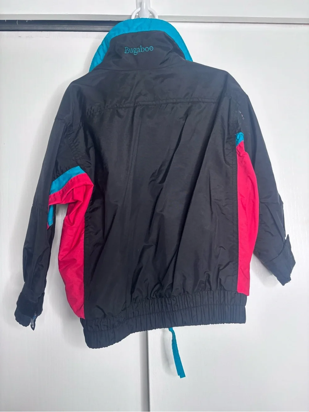 Columbia Kids Black Jacket with Teal & Pink Accents xs